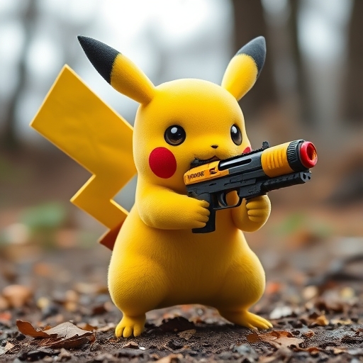 picachu with shortgun